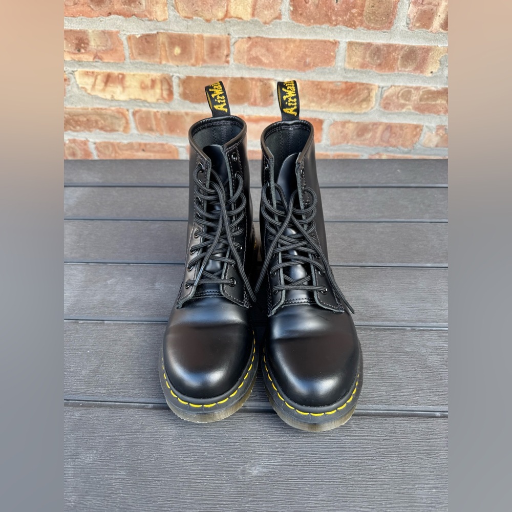 Dr. Martens Black Boots 1460 Smooth Leather